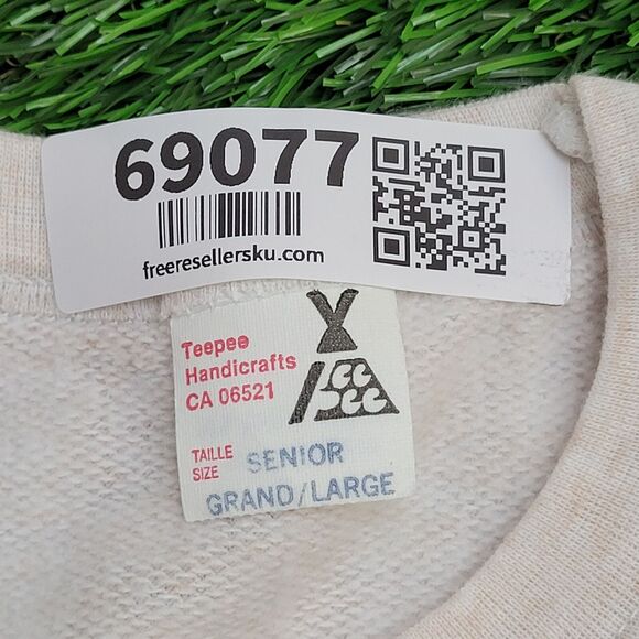 Vintage 1986 Dog Sweatshirt Womens Large 21x23 Canada - Picture 8 of 14